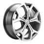 Легковой диск Khomen Wheels KHW1710 6,5x17 5x114,3 ET50 66,1 Gray-FP